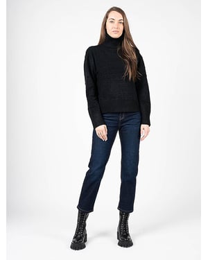 Silvian Heach Pullover Dam Svart
