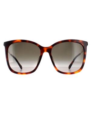 Jimmy Choo Square Womens Havana Brown Gradient NEREA/G/S