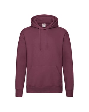 Fruit of the Loom Heren Premium Hoodie (Bourgondië)