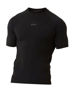 Björn Borg - Mens Short Sleeve Seamless Running T-Shirt - Black
