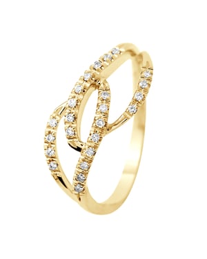 DIADEMA - Ring - Prestige Jewelery - Diamanter - Gult guld