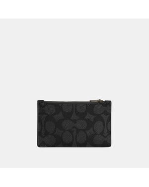 Zip Card Case in Signature
