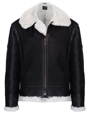 Pilot B3 Flying Shearling Sheepskin Bomber Aviator Jacket