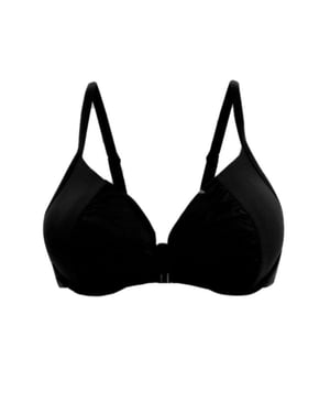 Contours Dual Cup Balconette Bikini Top Black