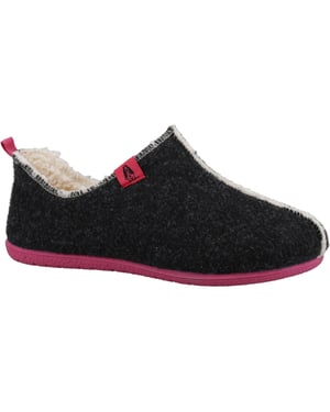 Hush Puppies Good Recycled RPET Polyester Women's Charcoal Slippers
