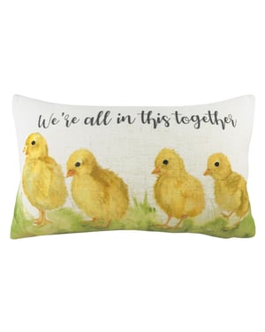 Evans Lichfield In This Together Watercolour Printed Cushion Cover