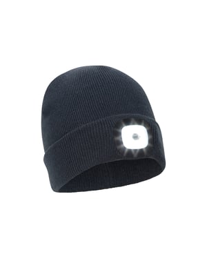 Mountain Warehouse Kinderen Highlands Zaklamp Beanie (Navy)
