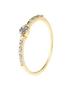 DIADEMA - Ring - Diamanter - Gult guld