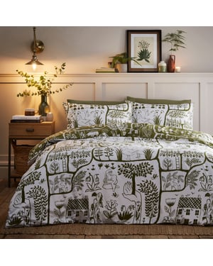 furn. Frida Floral Reversible Duvet Cover Set