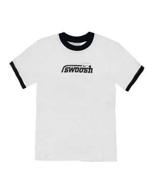 Vintage Nike Boys Vit "Swoosh" T-shirt