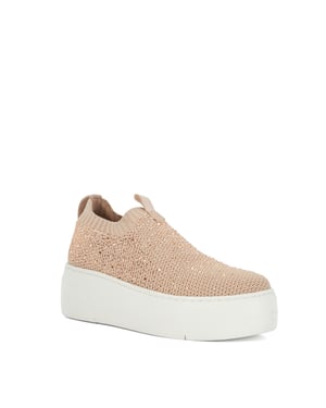 Dune Ladies Elements - Embellished Flatform Sock Trainers