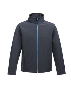 Regatta - Heren Ablaze Printable Softshell Jas (Navy met Blauw)