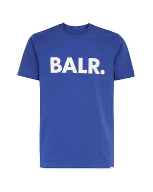 BALR. Tee SS Brand Straight T-shirt Blå