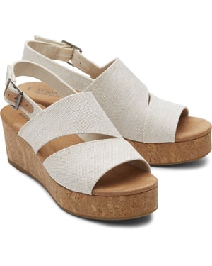 TOMS Claudine Nylon Naturliga kilar för kvinnor