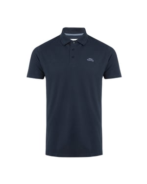 Weird Fish Heren Miles Pique Organic Poloshirt (Marine)