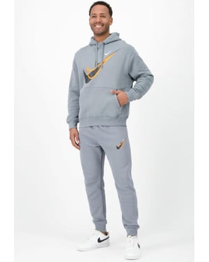 Nike Standard Issue Moto Overhead trainingspak in grijs
