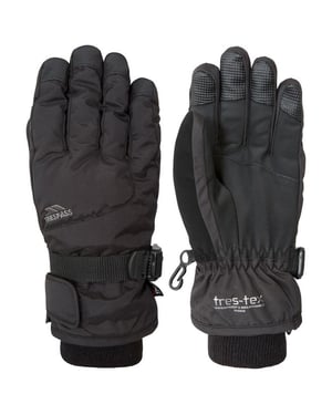 Trespass Kinderen/Kids Ergon II Ski Handschoenen (Zwart)