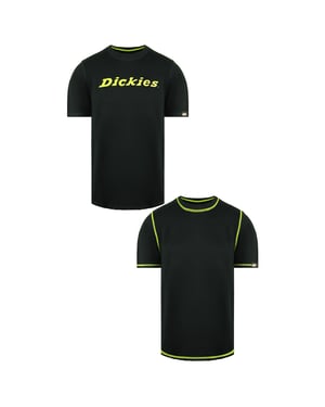Dickies 2-Pack Heren Zwart T-shirt