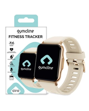 Fitness Tracker 25 Sports Modes&IP68 Water Protection, Cream