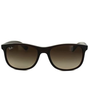 Ray-Ban Zonnebril Andy 4202 607313 Mat Bruin Bruin Verloop