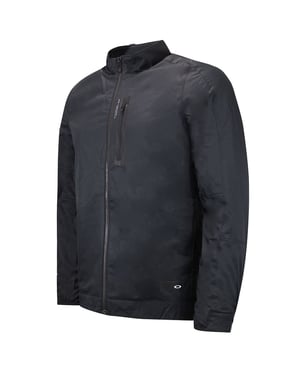 Oakley City Performance Lange Mouw Zip Up Zwart Heren Bomberjack 412423 02E