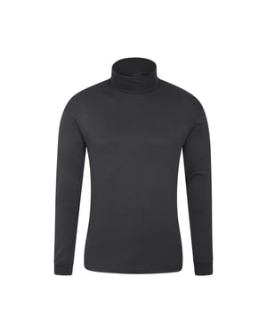 Mountain Warehouse Heren Meribel Katoenen Thermo Top (Zwart)