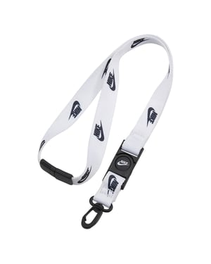 Nike Club Standard Lanyard (White/Black)