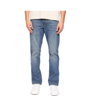 Crosshatch Princed Denim Jeans för män (Stone Wash)