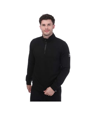 Men's One True Saxon Dixon 1/4 Zip Fleece in Black