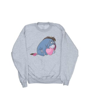 Disney Dames/Dames Winnie The Pooh Eeyore Mond Sweatshirt (Sportgrijs)