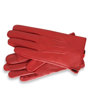 Red Leather Gloves