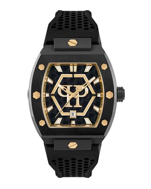 Philipp Plein The Hexagon Phantom Heren Horloge Zwart PWPUA0224