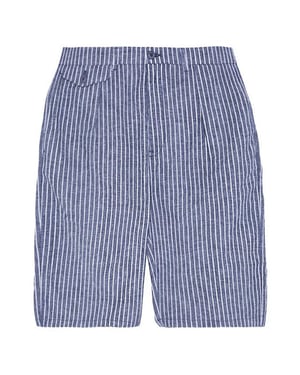 Pepe Jeans Deans Striped Mens Blue Shorts