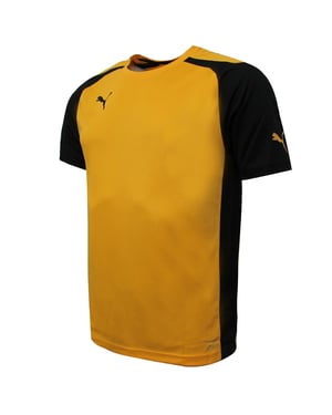 Puma Speed Jersey Träning Gym Sport T-shirt Gul - Herrar