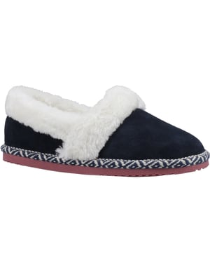Hush Puppies Ariel Suede Women's Navy Slippers