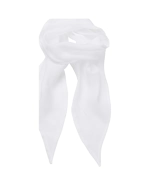 Premier Unisex Adult Colours Chiffon Scarf (White)