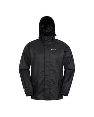 Mountain Warehouse Heren Pakka II Waterdichte Jas (Zwart)
