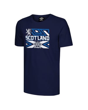 Umbro Scotland The Brave Mens Navy T-Shirt