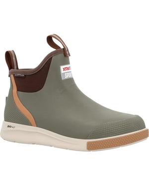 Xtratuf Ankle Deck Sport Synthetic Olive Wellington Boots