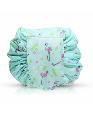Envie Cosmetic Drawstring Bag Pouch Turquoise