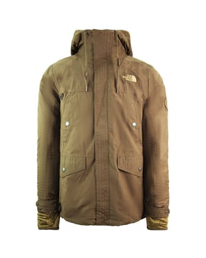 The North Face Gore-Tex Hike Insulated Mens Beige Triclimate Coat