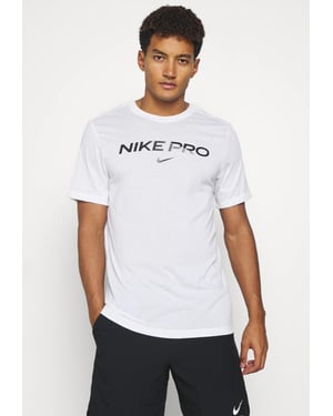 Nike Pro Dri Fit T-shirt voor heren in wit
