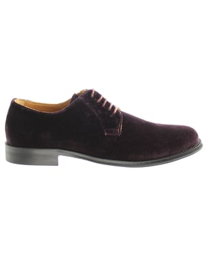Hackett Derby Mens Dark Purple Shoes