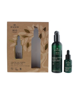 Nuxe Bio Organic 2 Piece Gift Set: Serum 30ml - Micellar Cleansing Water 200ml