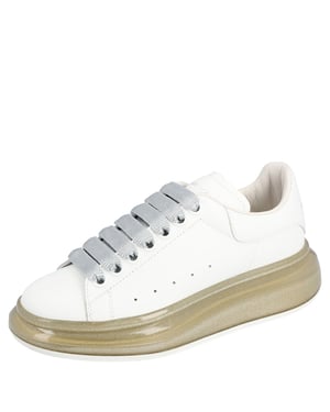 Alexander McQueen Dames Overzadige Sneakers 'Larry' in Wit