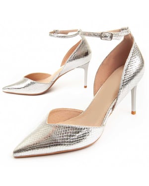 Montevita hakschoen Festshoe6 In Zilver