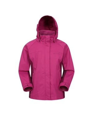 Mountain Warehouse Shelly II vattentät jacka för barn/ungdomar (Berry)