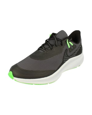 Nike Quest 3 Shield Mens Black Trainers