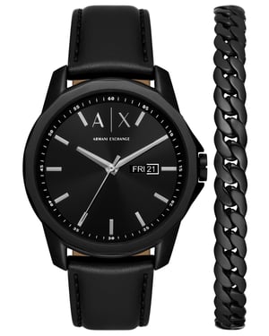 Armani Exchange Banks Men's Black Watch AX7147SET