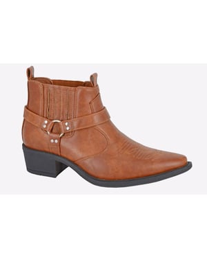 US Brass Eastwood Western Boots Mens